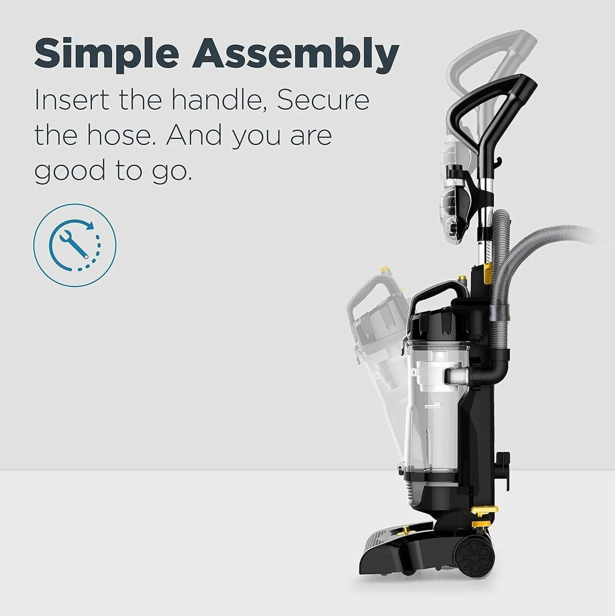 EUREKA PowerSpeed Lightweight Upright Vacuum Cleaner With Pet Turbo Tool - NEU181D