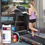 Tikmboex Treadmill With Auto Incline, 3.25HP Motor, 300 lb Capacity