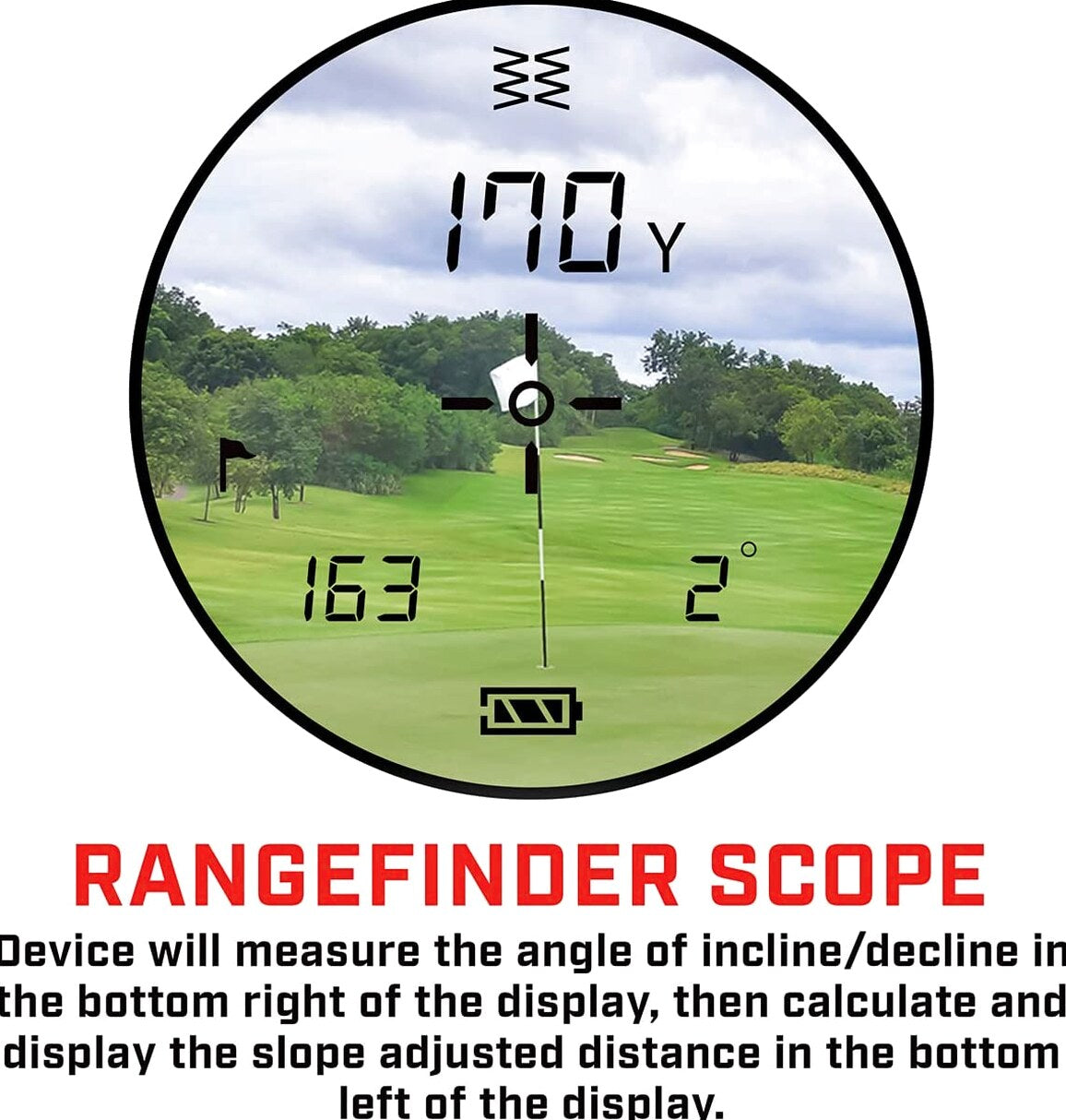 Callaway 300 Pro Slope Laser Golf Rangefinder 6x 5-1000 Yards - Enhanced 2021 Model
