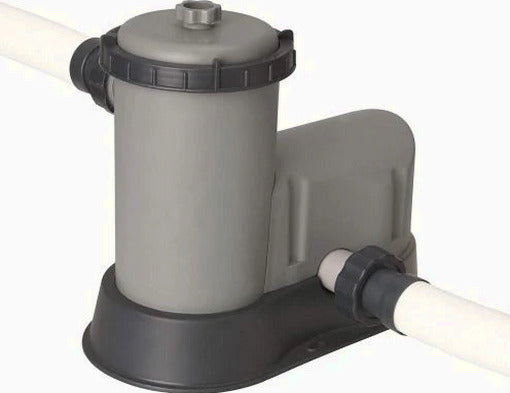 Bestway Power Steel 18 ft x 9 ft x 48 in Above Ground Pool Set - 1500-Gallon Filter Pump