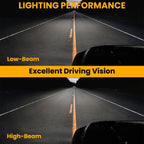 Spec-D Tuning Black Projector Headlights With LED Strip, Left And Right Pair - Toyota Corolla 2011-2013