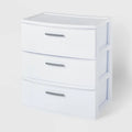Brightroom 3 Drawer Wide Tower White