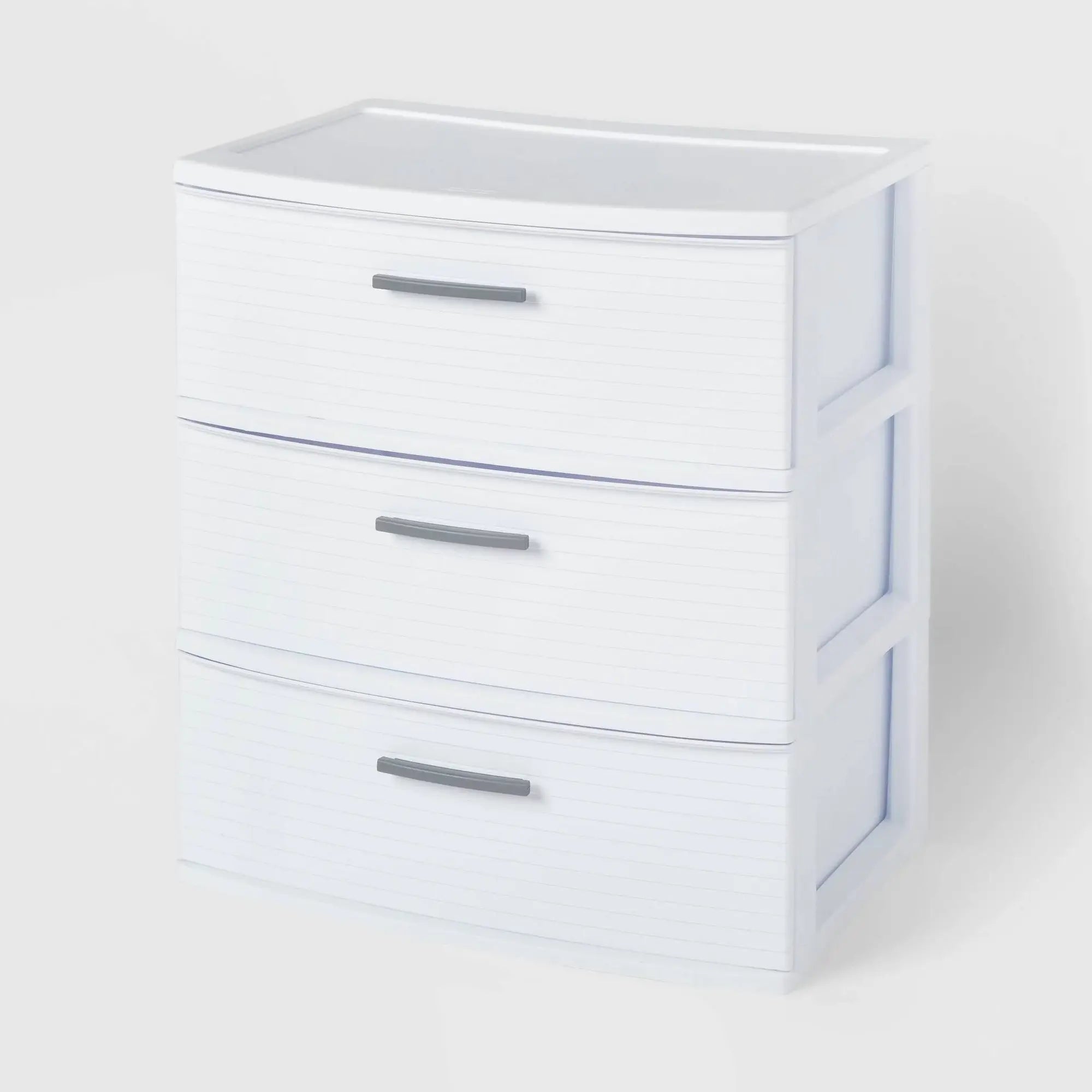 Brightroom 3 Drawer Wide Tower White