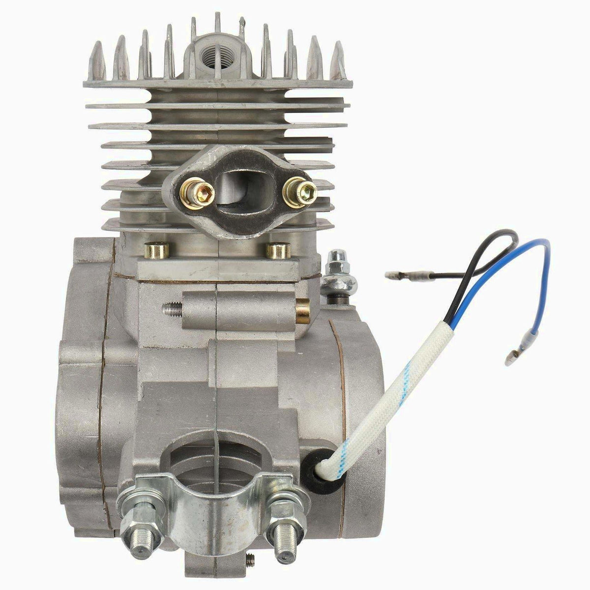 Zimtown 80cc 2 Stroke Engine Bike Motor Kit For 26in Bicycles - Silver White