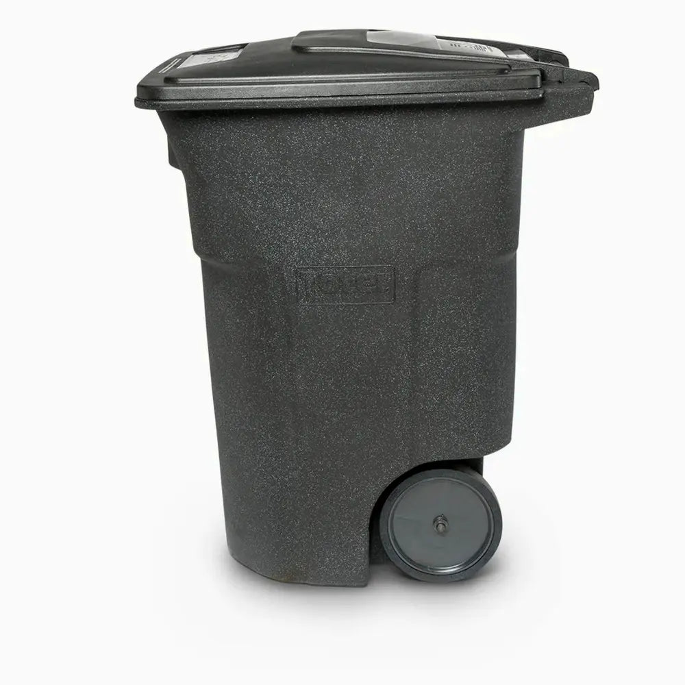 Toter 96 Gallon Trash Can With Smooth Wheels And Lid