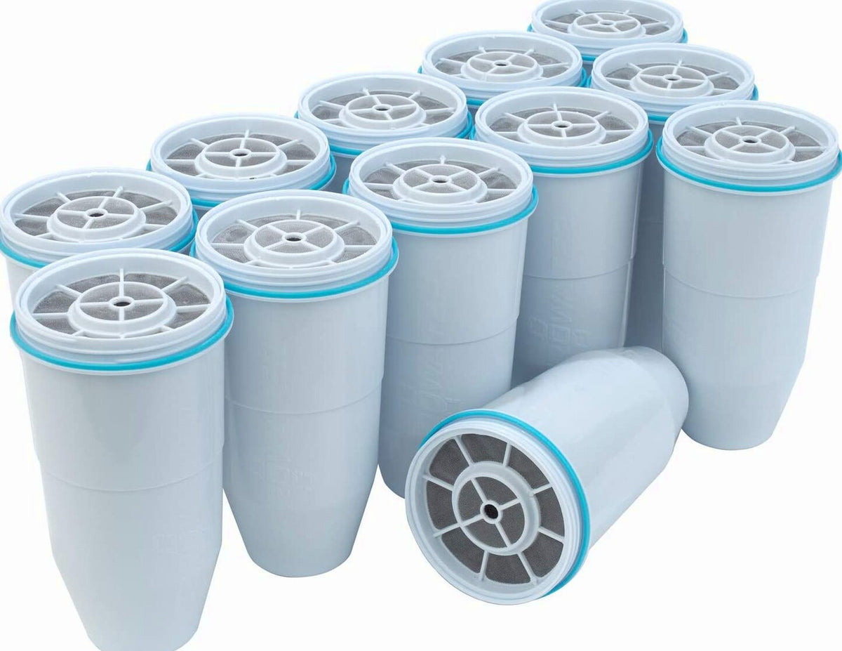 ZeroWater Replacement Water Filters, 12 Pack, 5 Stage Ion Exchange