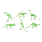 Green Glow-in-the-Dark Dinosaur Skeleton Party Favors, 12 Count, by Way To Celebrate