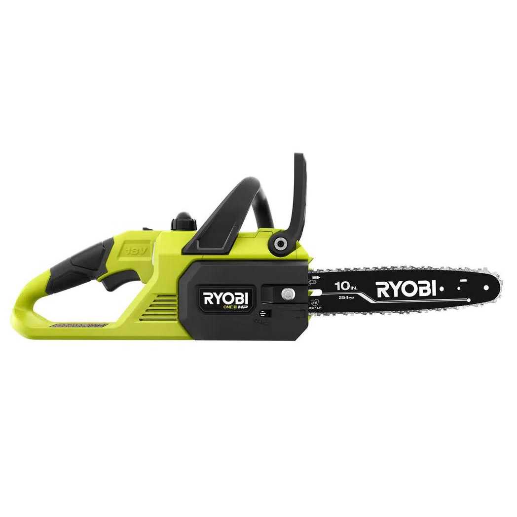 RYOBI ONE+ HP 18V Brushless 10 in Battery Chainsaw With 4.0 Ah Battery And Charger