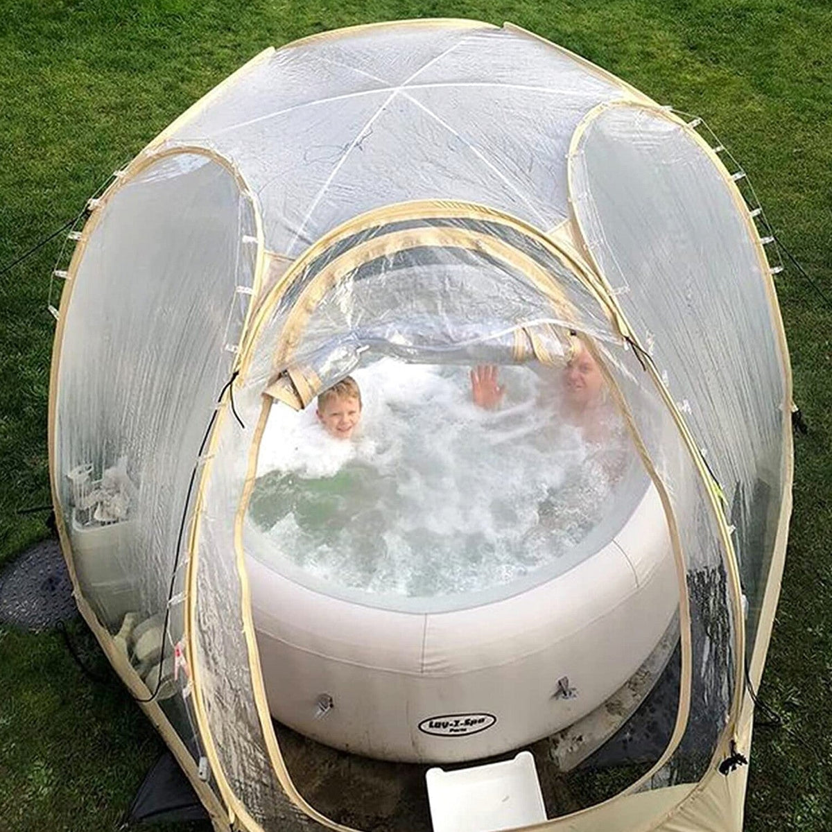 Alvantor Bubble Tent Pop Up Gazebo 8-10 Person 3.6x3.6x2.4H m