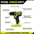 RYOBI 18V ONE+ HP Compact Brushless 6-Tool Combo Kit