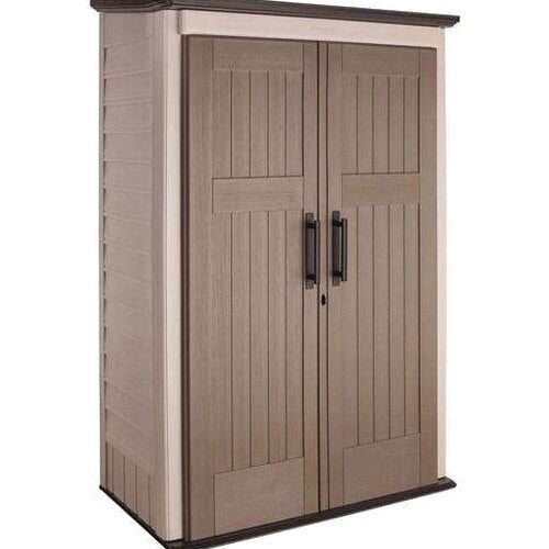 Rubbermaid Outdoor Storage Shed, 52 Cu. Ft., Weather-Resistant, Lockable Doors
