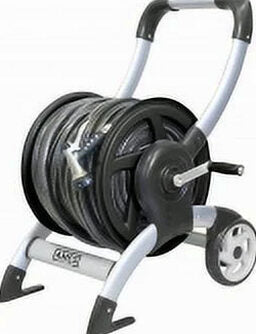 The Ames Company Aluminum Hose Reel Cart, Silver, 200 Ft - 2518000