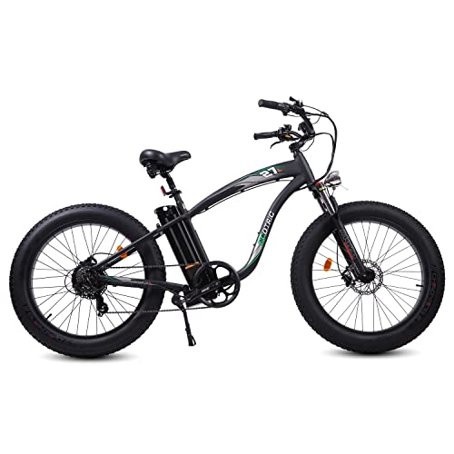 ECOTRIC Adult Electric Bike 26 x 4.0 in Fat Tires, 750W, 48V 13AH - Hammer