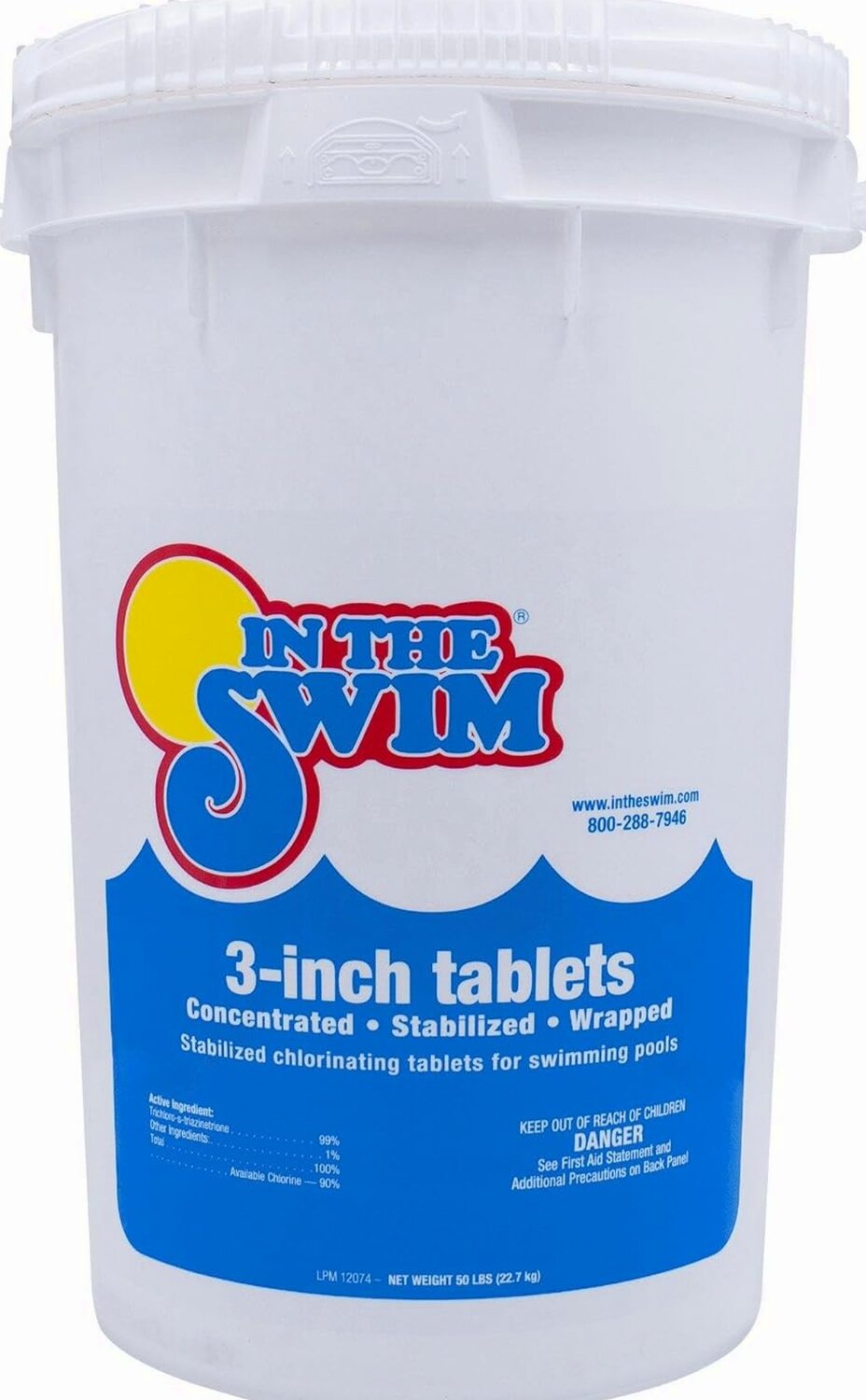 In The Swim 3 Inch Chlorine Tablets 50 lbs - C3050