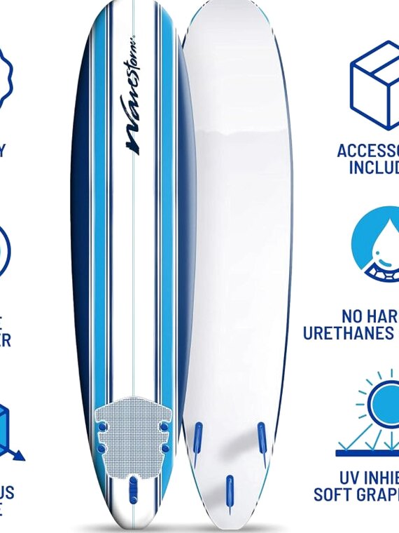 Wavestorm 8ft Classic Longboard - 2025