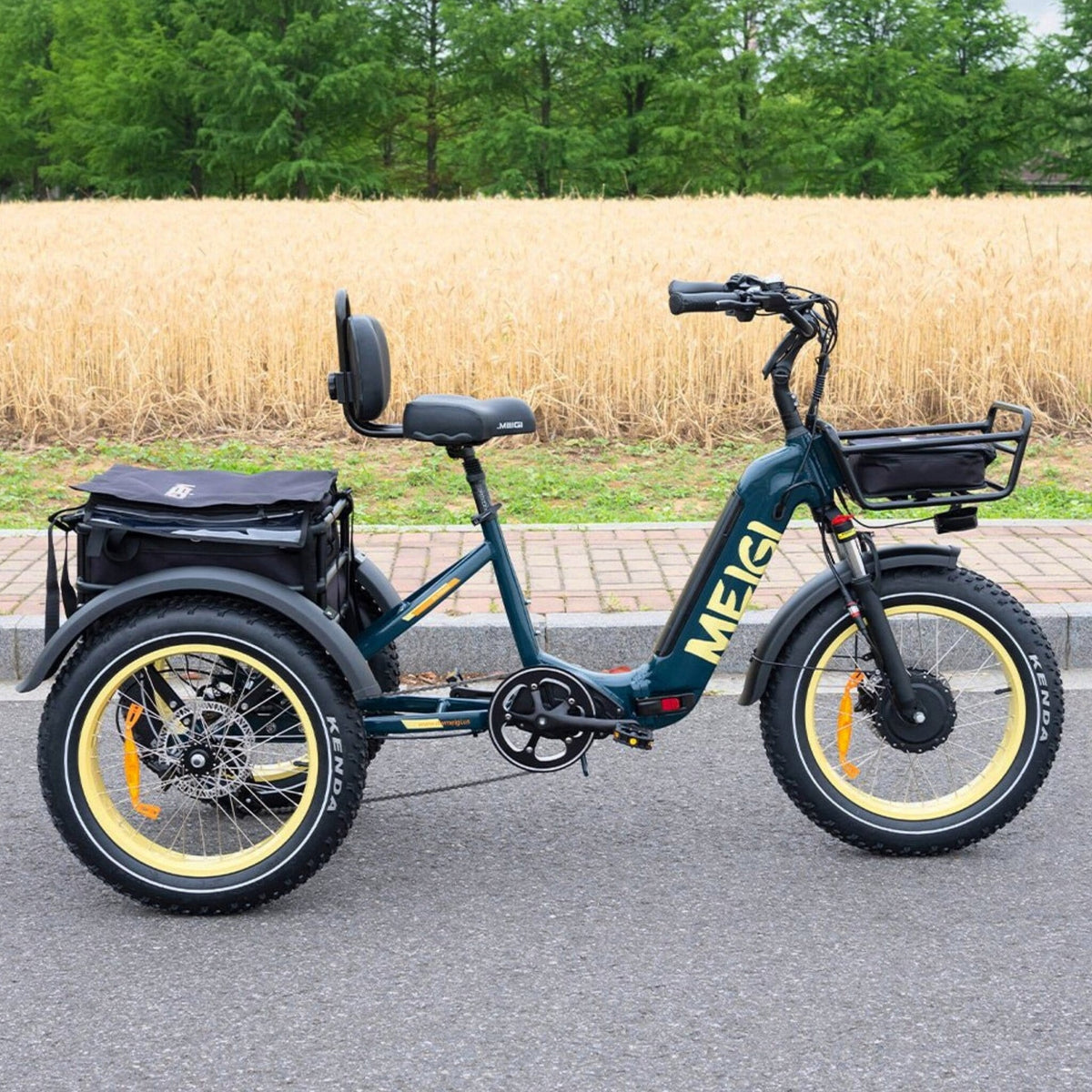 DWMEIGI Silverado 20 Foldable Fat Tire Electric Trike 48V/14AH 750W, 330LBS - MG2301