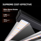 Spider Farmer LED Grow Light, 320W, 2x4 Coverage, Full Spectrum, Dimmable - G4500