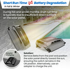 Betta Solar-Powered Robotic Pool Skimmer With Twin SCT Motors - SE Plus
