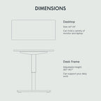FLEXISPOT Electric Standing Desk With Whole-Piece Desktop - EN1