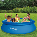 Funsicle Above Ground Swimming Pool, Round, 8 ft x 30 in - Age 6+
