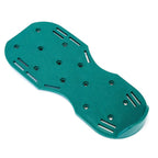 Lawn Grass Aerator Spike Shoes With Adjustable Straps, Green - 2 Pack