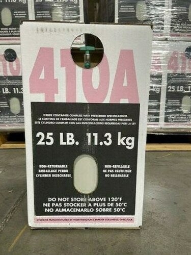 R-410A Refrigerant 25 lb Pink Cylinder