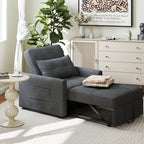 3-In-1 Adjustable Pull-Out Sleeper Sofa Bed