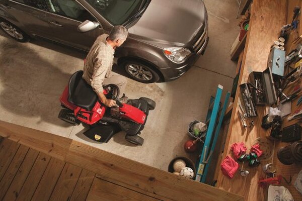 Troy Bilt Riding Lawn Mower, 382cc, 30 Inch, 6 Speed - TB30