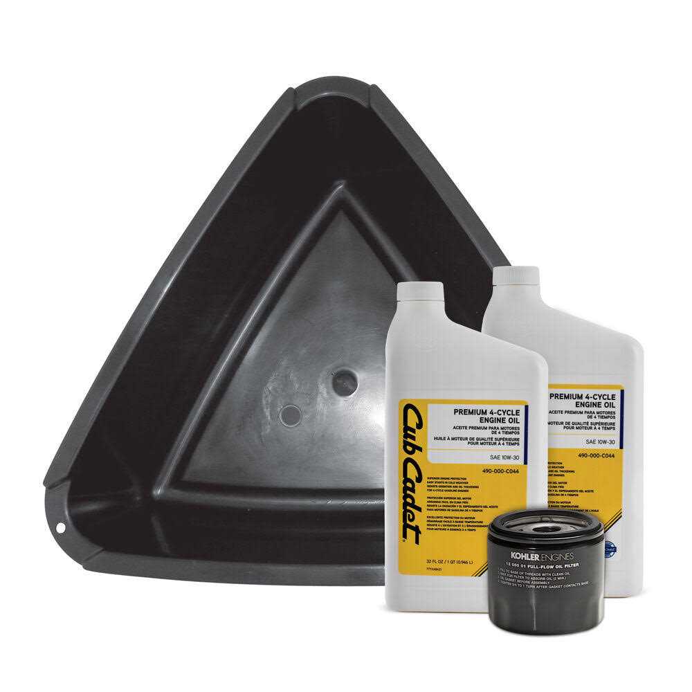 Cub Cadet Oil Change Kit For Riding Mowers With Kohler Engines - 490-950-C042