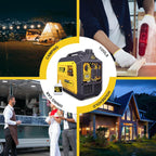 Aceup Portable Gas Inverter Generator 4000 Peak Watts 149cc RV-Ready