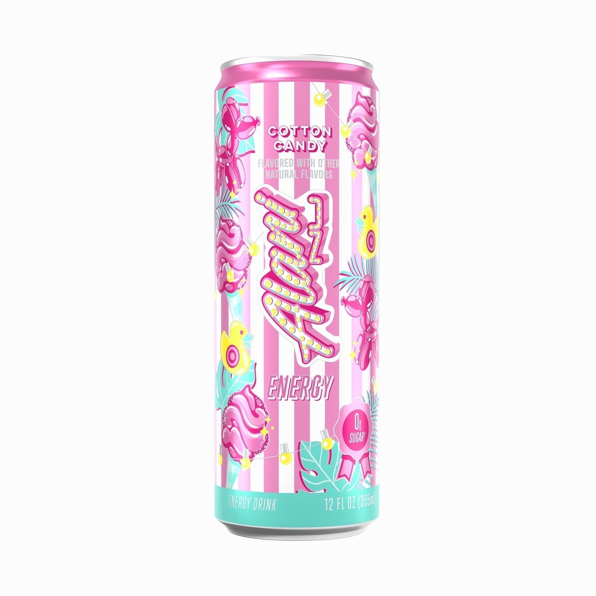 Energy Drink Cotton Candy 12 oz 24 Cans