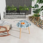HYHBIBOOM Nesting End Tables, 21.7in x 21.7in x 17.7in And 15.8in x 15.8in x 15.8in