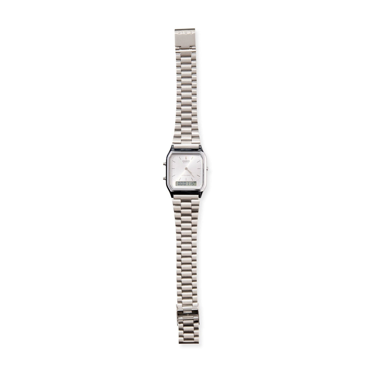 Casio AQ230 Analog Digital Watch - Silver