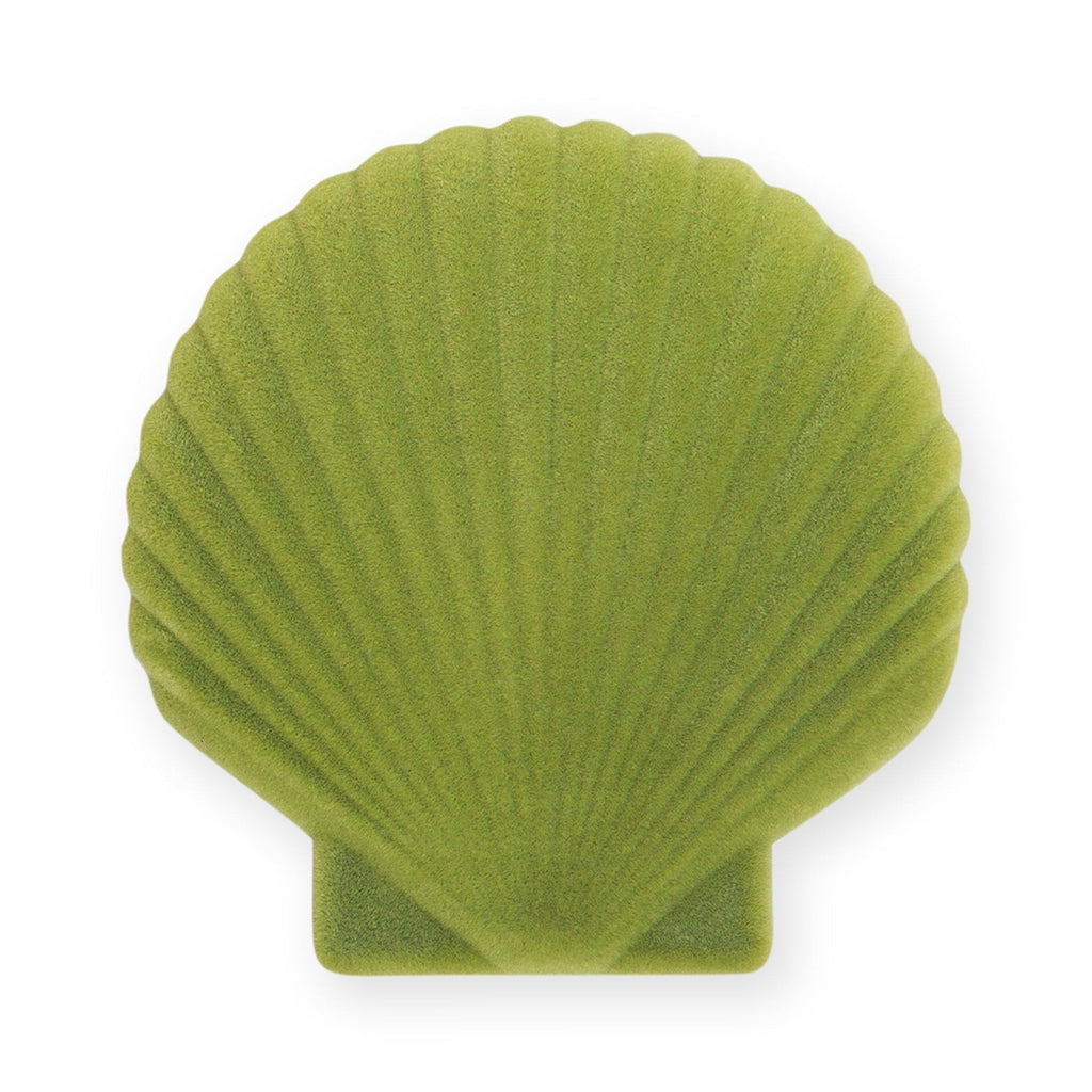 Venus Velvet Seashell Jewelry Box - Green