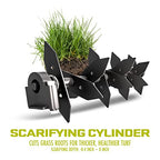 12-Amp 13-Inch Electric Dethatcher And Scarifier With Removable 8-Gallon Collection Bag