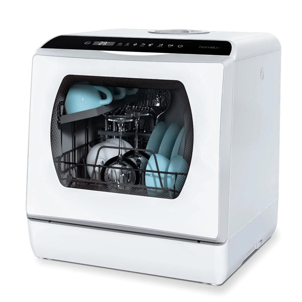 Hermitlux Countertop Dishwasher With 5-Liter Built-In Water Tank - 900W