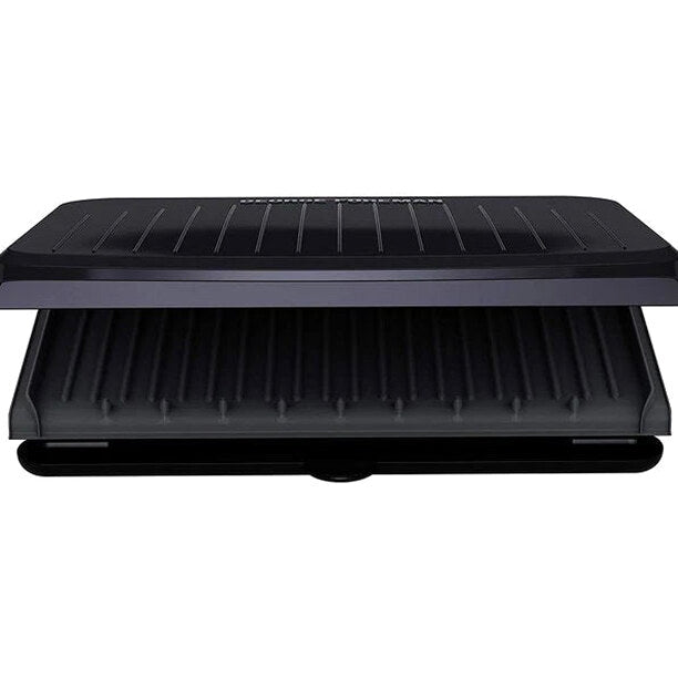 George Foreman 9 Serving Classic Plate Electric Indoor Grill And Panini Press - Gunmetal Grey