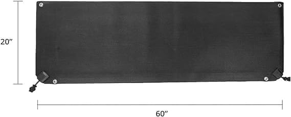 HeatTrak Heated Outdoor Snow Melting Mat - 20 x 60 in