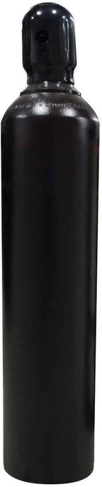 Weldfabulous Welding Gas Cylinder, 80 cu/ft, 75% Argon 25% CO2, Black - ZZ80AG25S-FULL XIYNBH