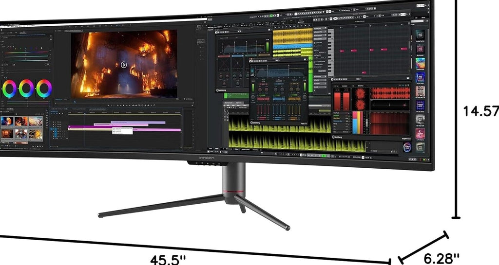 INNOCN 49 Inch Curved Gaming Monitor, 144Hz, HDR400, USB-C - 49C1G