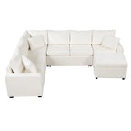 Modular Sectional Sofa With Pull-Out Sleeper Function - Convertible Couch Bed For Small Spaces