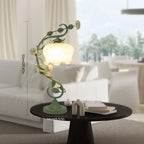 Rose Flower Table Lamp, Green, 60W Max