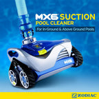 Zodiac MX6 Suction-Side In-Ground Pool Cleaner With 32 ft Twist Lock Hose - MX6