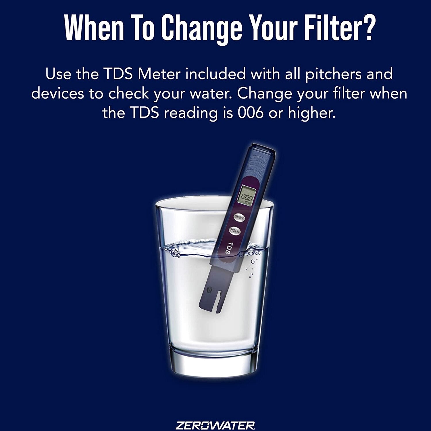 ZeroWater Replacement Water Filters, 12 Pack, 5 Stage Ion Exchange