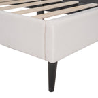 Button-Tufted Platform Bed - Twin Size
