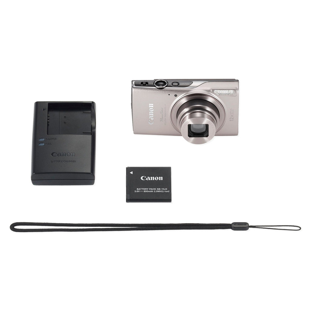 Canon PowerShot ELPH 360 Camera, Silver
