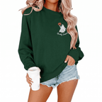 MOUSYA Halloween Sweatshirt Women Spooky Season Shirt Pumpkin Fall Sweatshirt Ghost Long Sleeve Pullover Tops