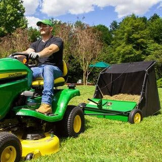 John Deere 42 in. 24 cu. ft. Tow-Behind Lawn Sweeper - STS-42JDC