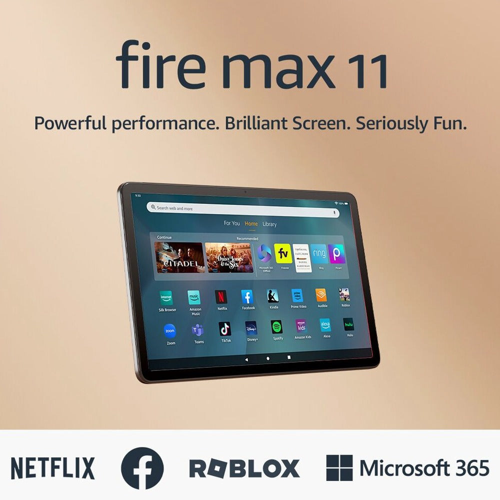 Amazon Fire Max 11 Tablet 11in Display, Octa Core Processor, 4 GB RAM, 14 Hour Battery Life, 64 GB, Gray