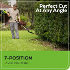 Greenworks 60V 20in Brushless Cordless Pole Hedge Trimmer With 2.0Ah Battery And Charger